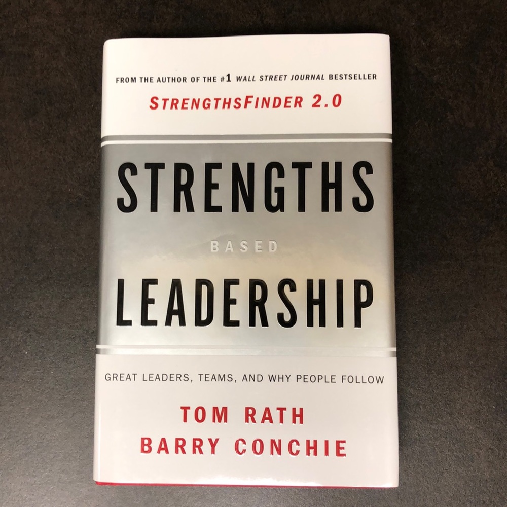 Book- Strengths Based Leadership by Rath & Conchie (2008). New, not read.